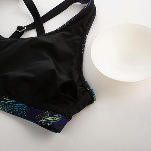 Costum baie dama, 3 piese, sporturi de apa, floral, L