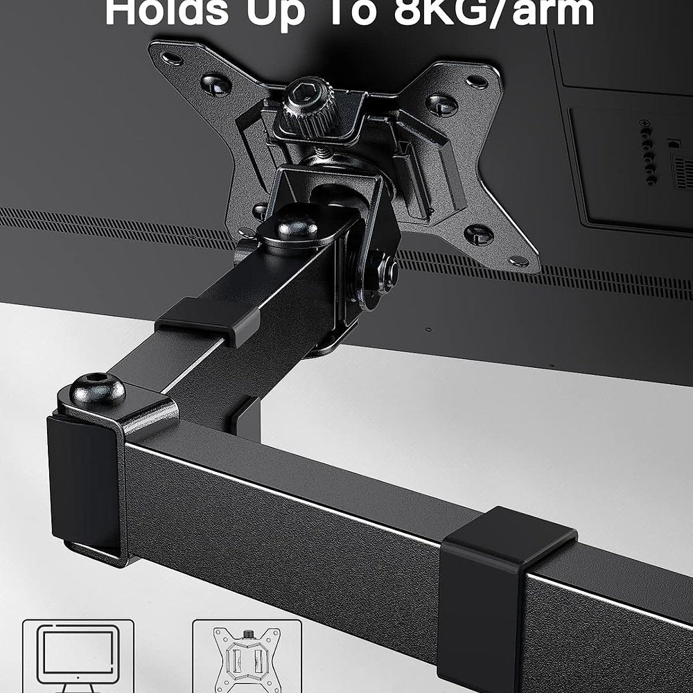 Suport monitor, stand doua monitoare, regrabil, ErGear , 13-32"