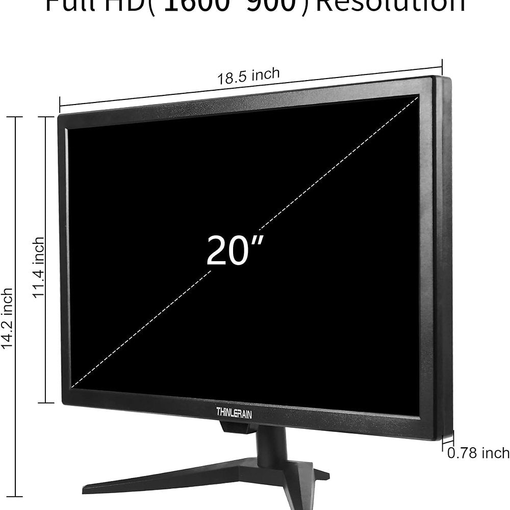 Monitor THINLERAIN, 20", 1600x900, difuzor, universal