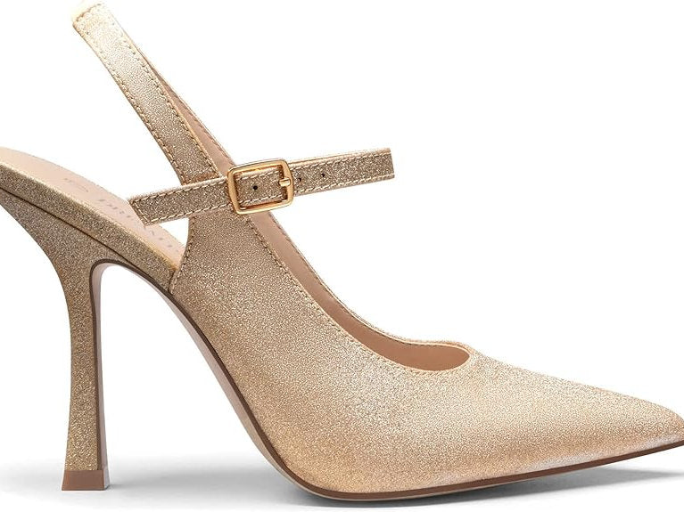 Sandale de damă cu toc, Dream Pairs, Argintiu, 39