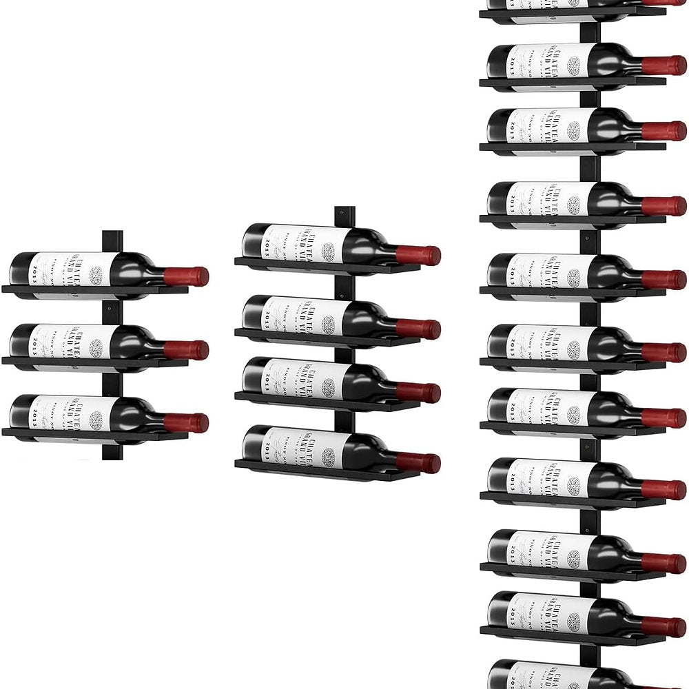 Suport sticle vin, Dripex, 11 sticle (2x4 si 1x3) 750ml, pe perete