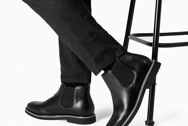 Cizme chelsea pentru bărbați Bruno Marc, negru, 45