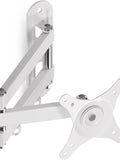 Suport monitor de perete pivotant 15-32 inch max 13 kg, Alb