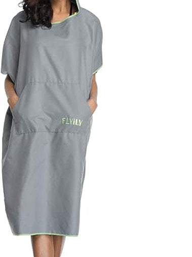 Prosop poncho, schimbare rapida, microfibra, FLYILY, unisex, L