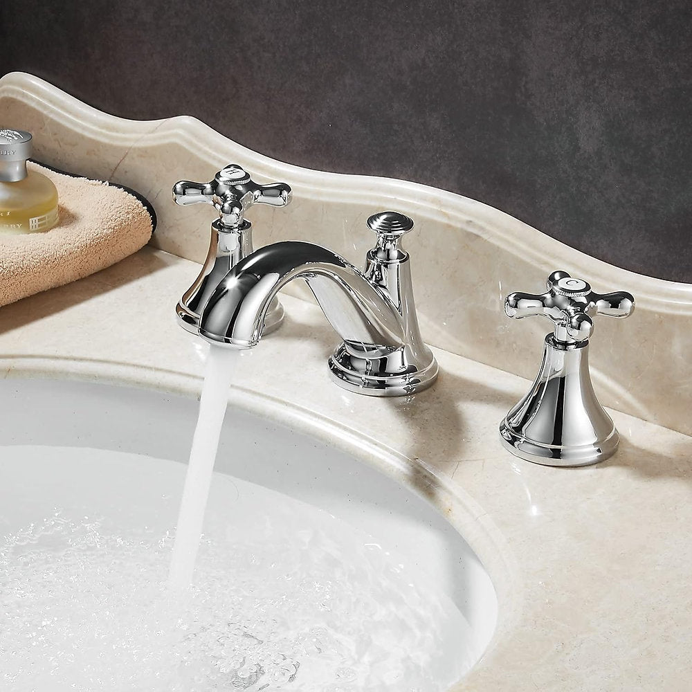 Baterie Kelelife, Robinet 3 piese cromat, alama