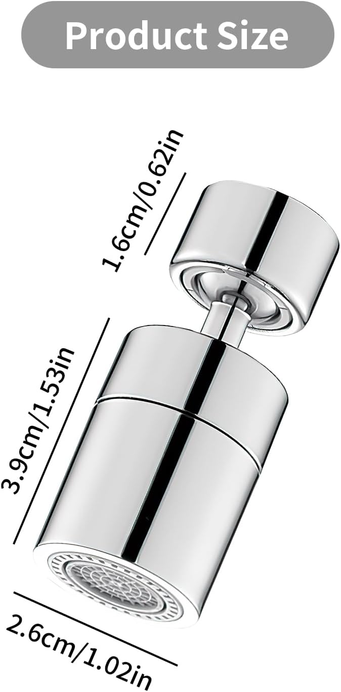 Atasament robinet, Generisch, extensie reglabila 360°, doua moduri