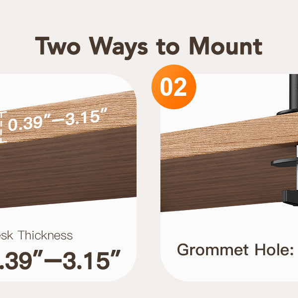 Suport doua monitoare, ErGear, 13-32", reglabil, inclinare