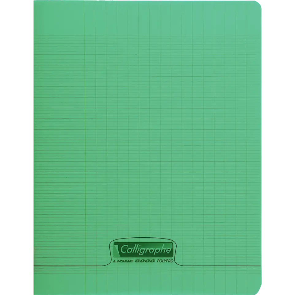 Caiet A5 Caligraphe 140 pagini, capsat, liniatura franceză, meteic 24x32cm