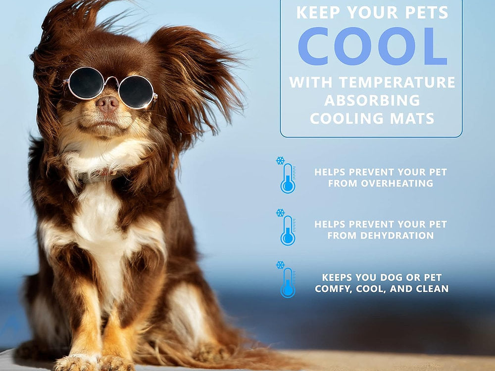 Covoraș de răcire PetSol pentru câini, pisici (90 x 50 cm)