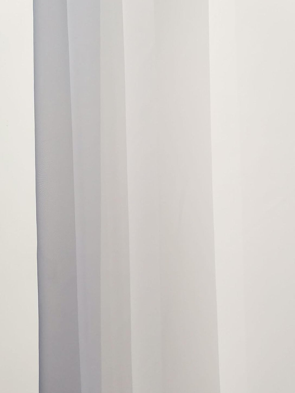 Perdele cu patern gradual, alb-gri, 140x145cm, set de 2