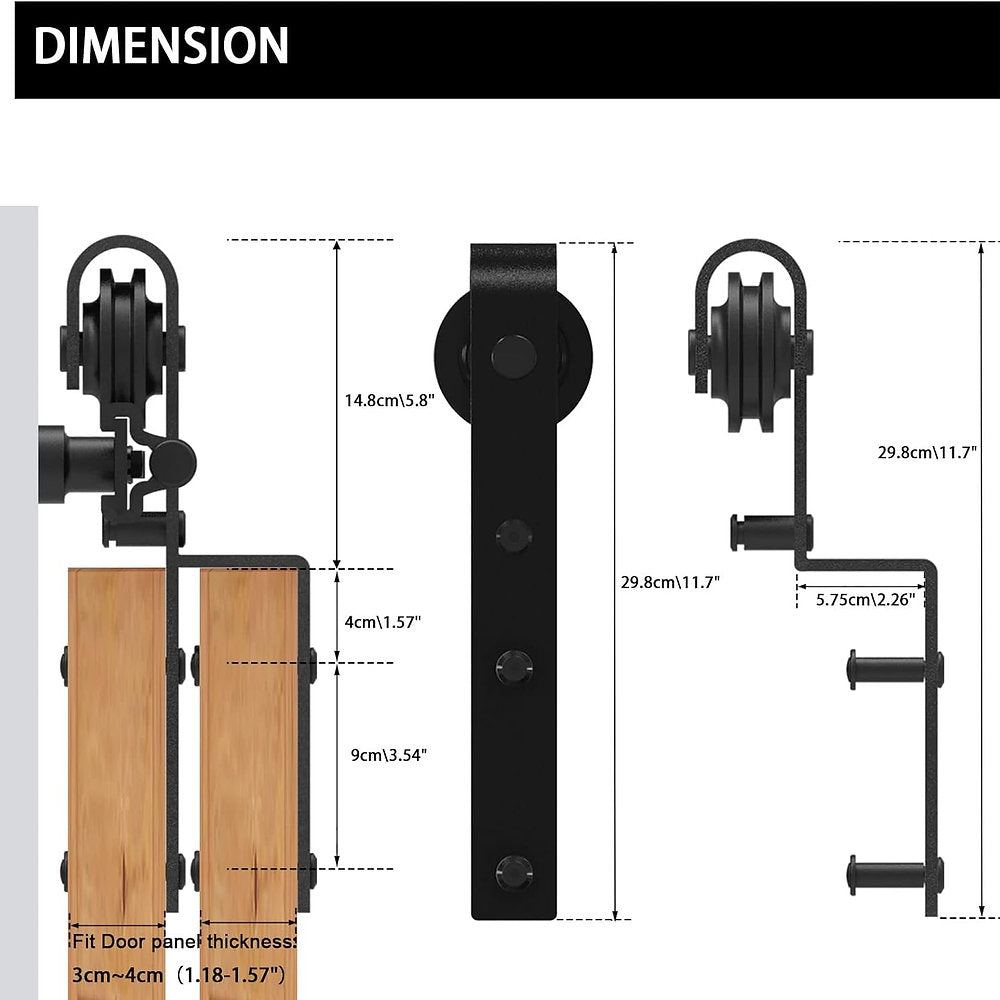 Kit, mecanism, feronerie usa glisanta bypass, BONIKLUBA