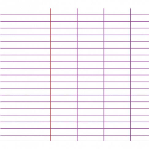Caiet A5 Caligraphe 140 pagini, capsat, liniatura franceză, meteic 24x32cm