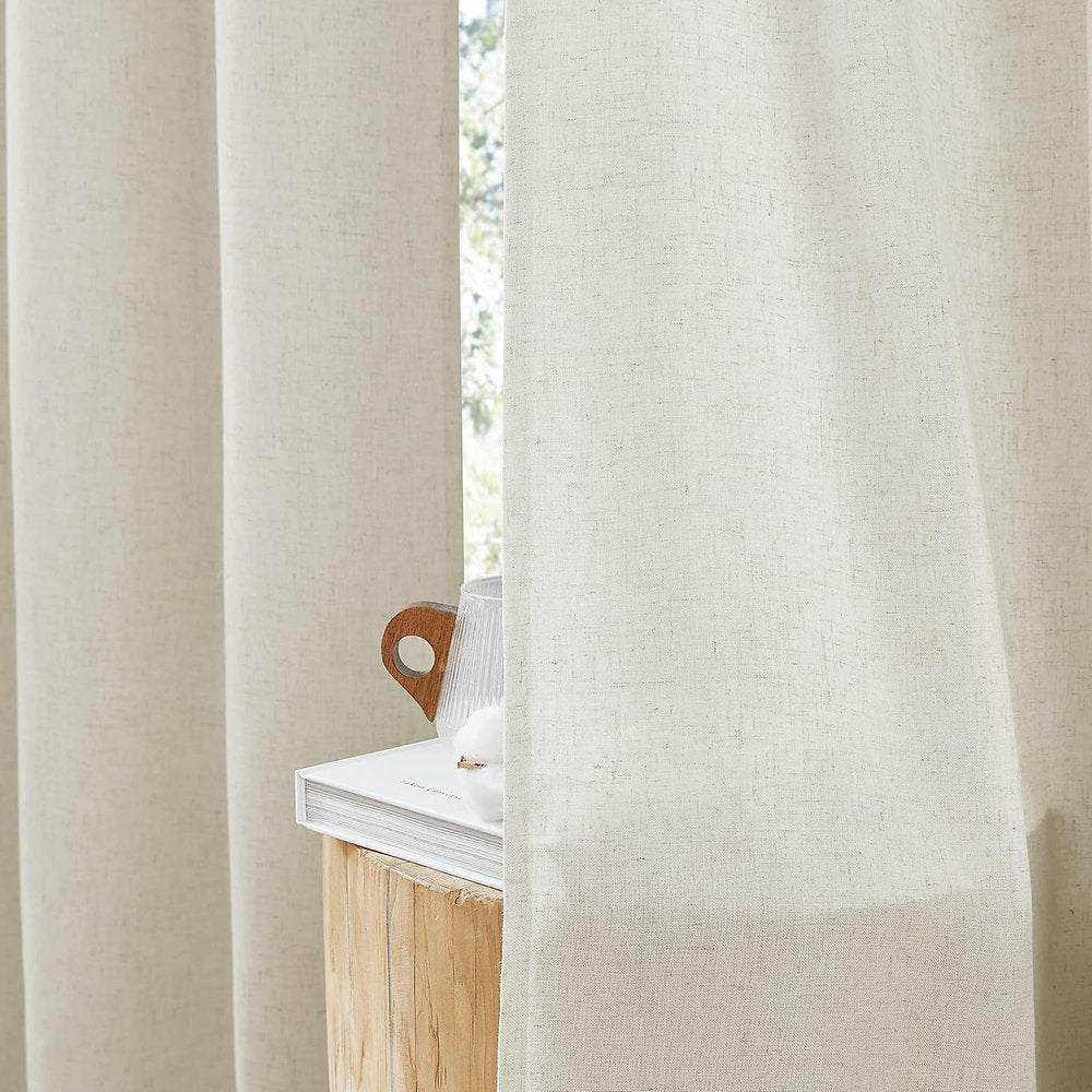 Perdele semitransparente cu rejansa, Pany Dance 140x145cm, bej