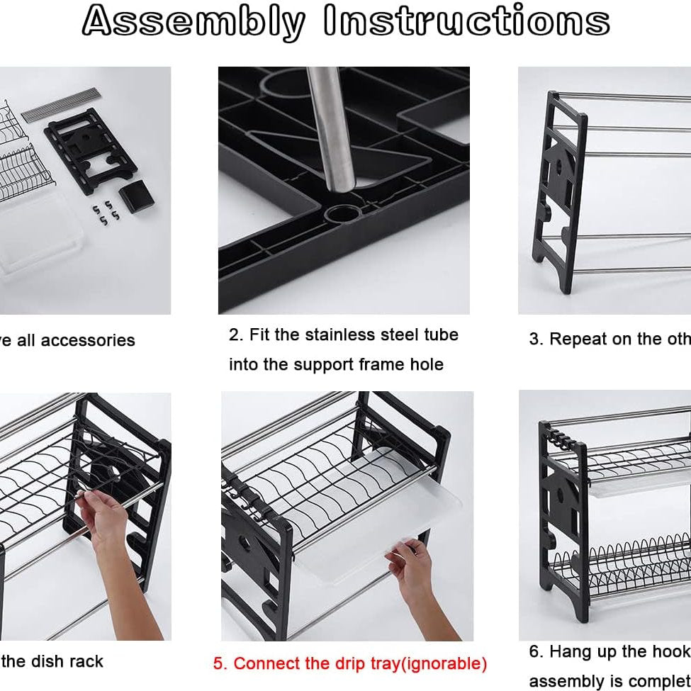 Suport, uscator vase pe doua nivele 43.5x26x42cm