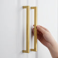Pachet de 5 mânere de mobilă sertare, goldenwarm inox, aurite 320 mm