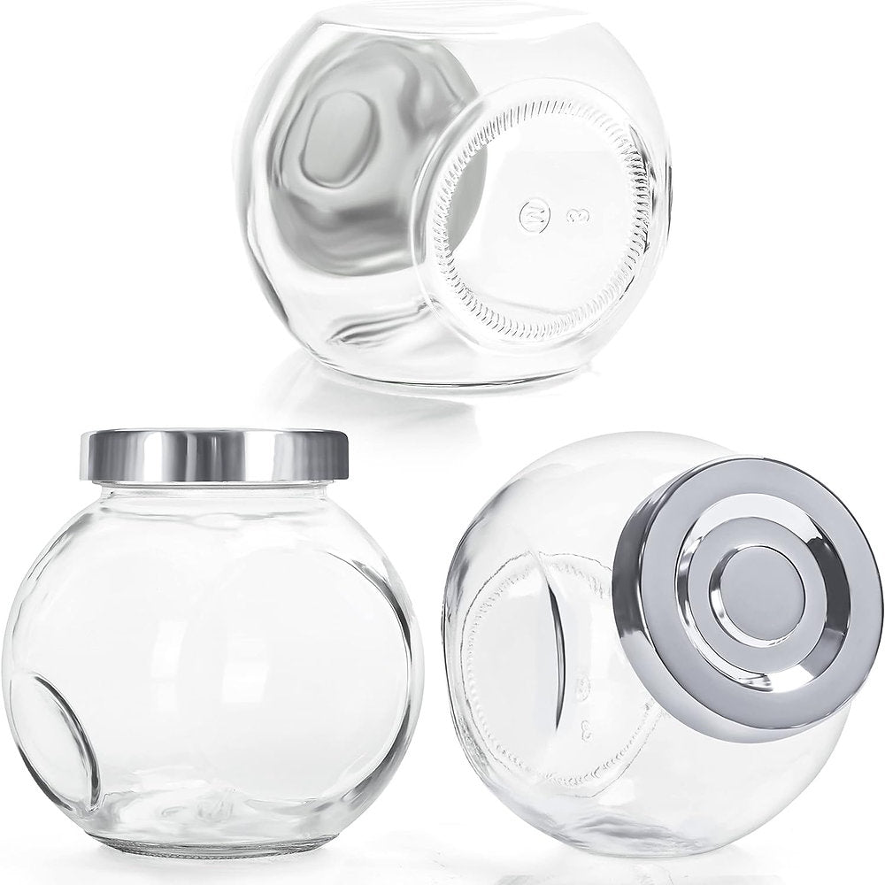 Borcane depozitare universale cu capac, 480ml set de 6