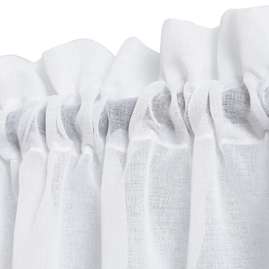 Perdele albe, voal, topick, 140 x 245cm