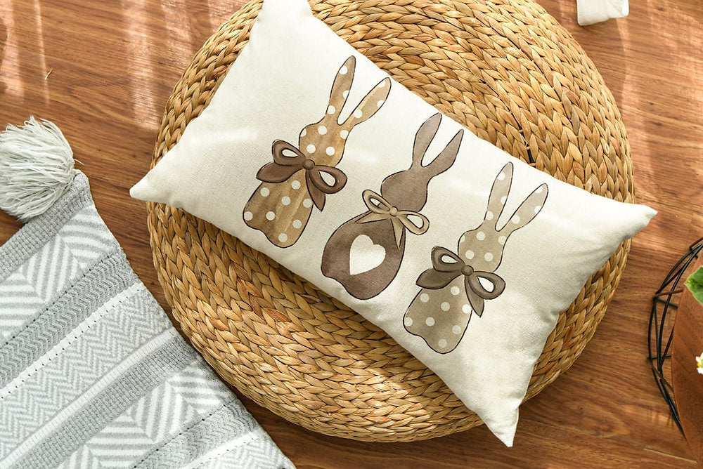 Fata de perna paste, Artoid, Three Bunnies, 30 x 50cm