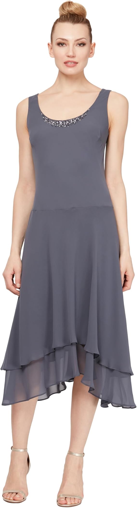 Rochie ocazii eleganta, petreceri, formal, doua piese, 38 M