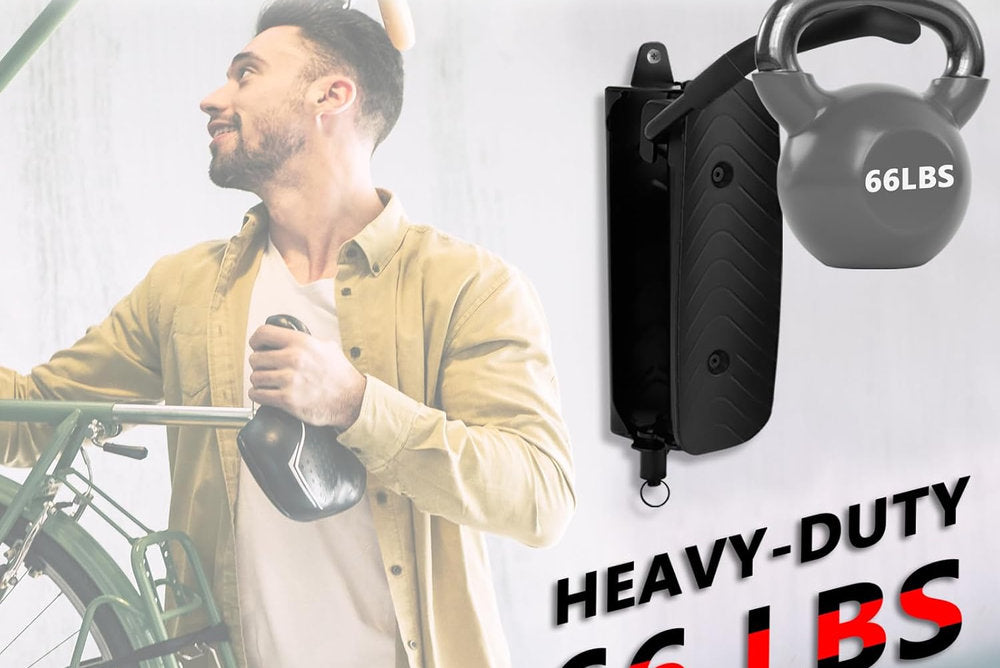 Carlig suport bicicleta, pe perete, reglabil