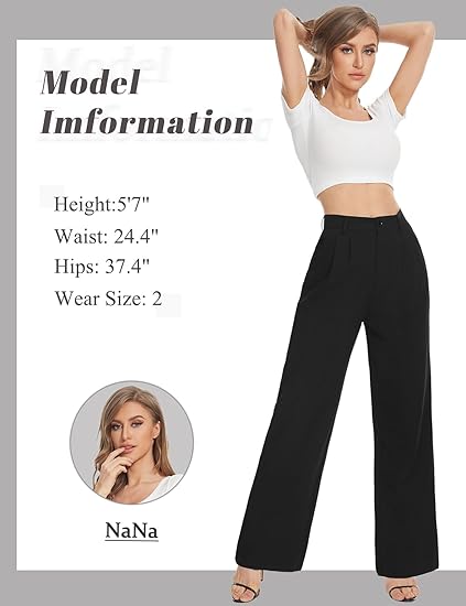 Pantaloni dama, Tapata, tale inalta, elastic cu buzi#unare, marimea 18, negru