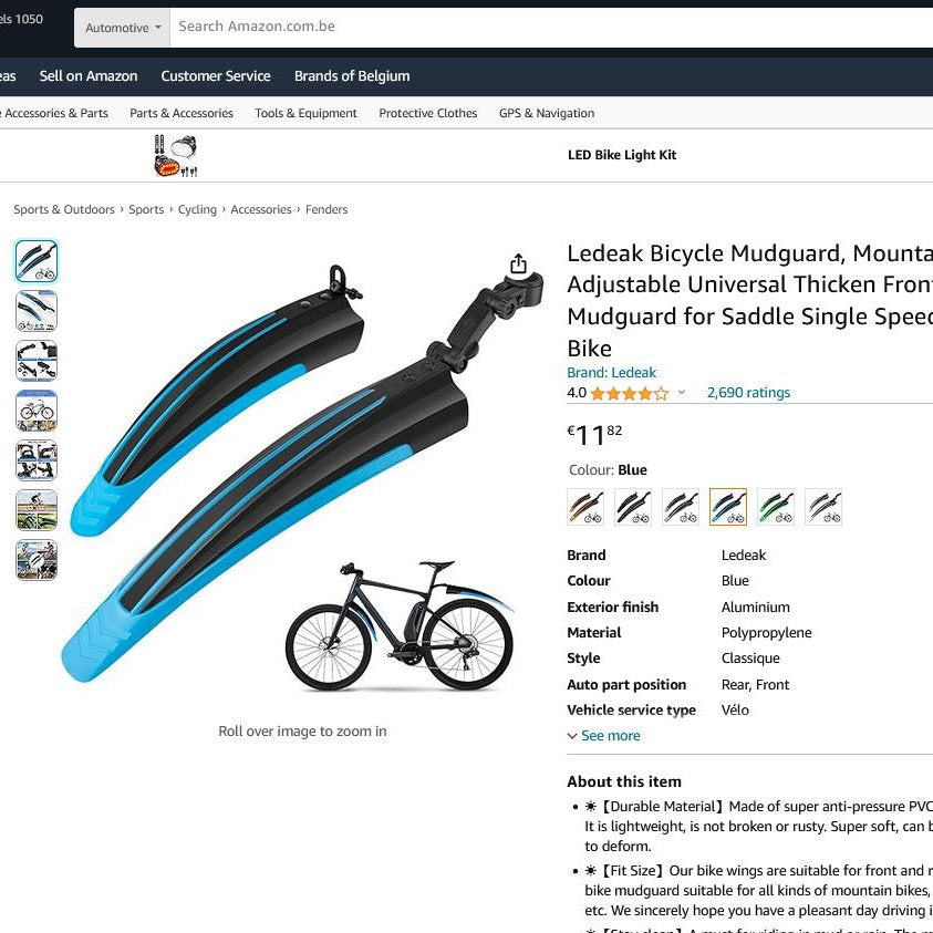 Set aripi bicicleta. 40/30 x 9cm