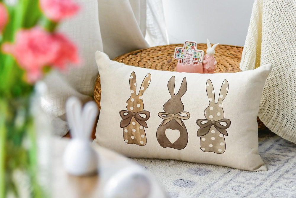 Fata de perna paste, Artoid, Three Bunnies, 30 x 50cm