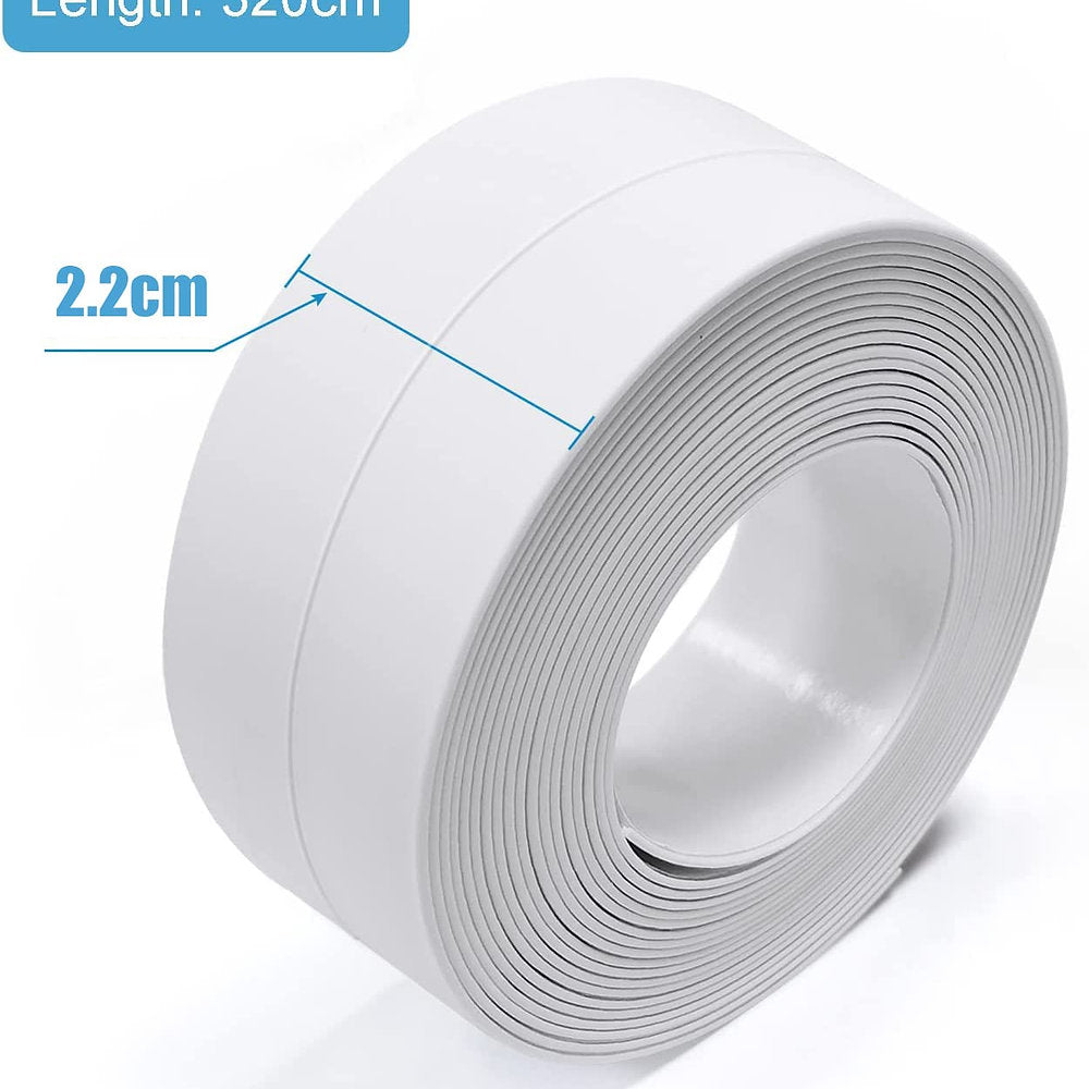 2 x Banda adeziva SUIXI, etansare, impermeabila, alba, 22mm x 3.2m