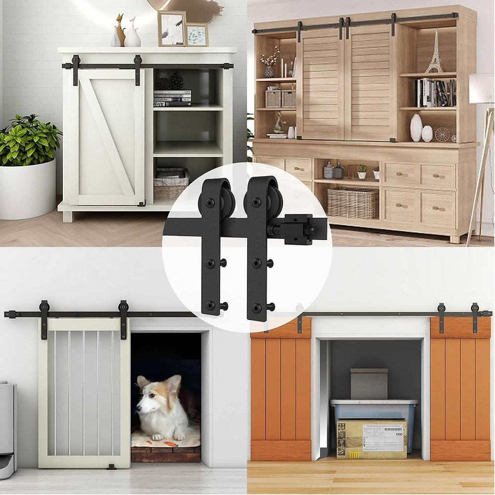 Mecanism, kit usa glisanta dulap, BONIKLUBA, 76,91 sau 121 cm