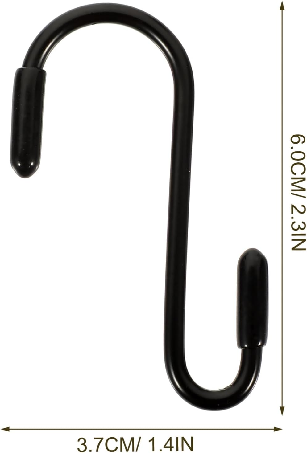 Carlige de agatat, rezistente la rugina, set de 12, negru sau argintiu
