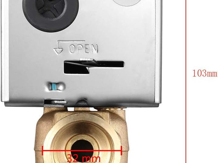 Valva motorizata, Valemo, 2 cai - 3/4 , alimentare 230V AC