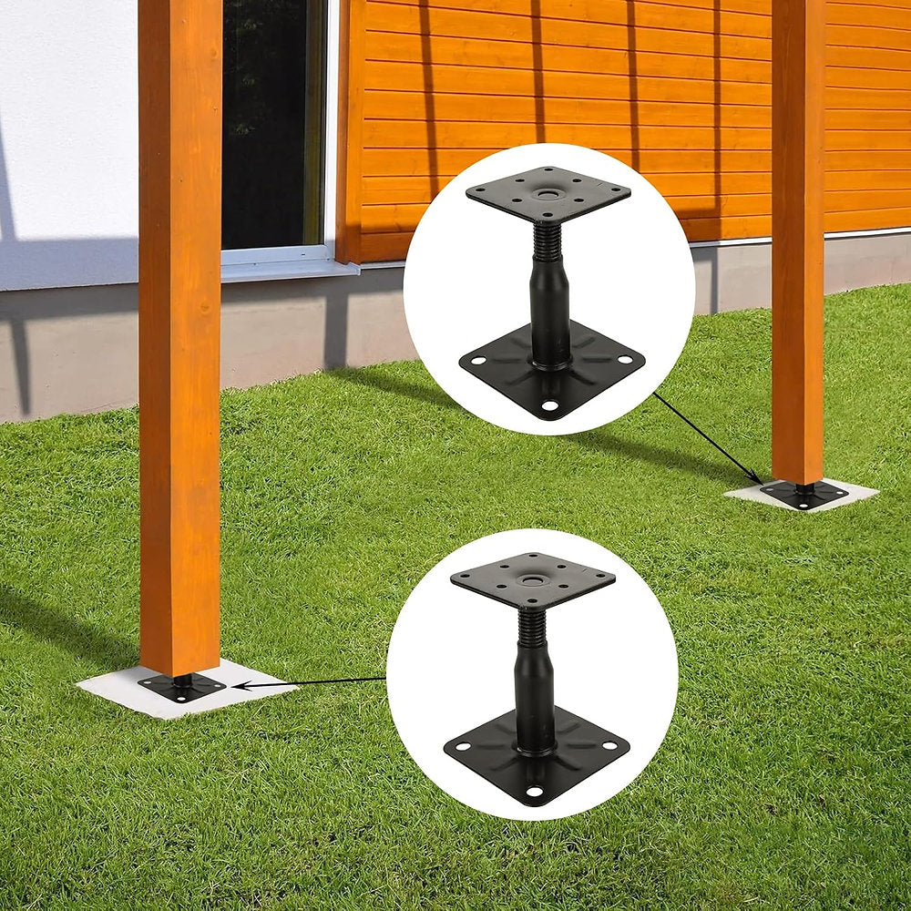 Suport stalp regtabil, Akolafe, 10-15cm, 75x95mm