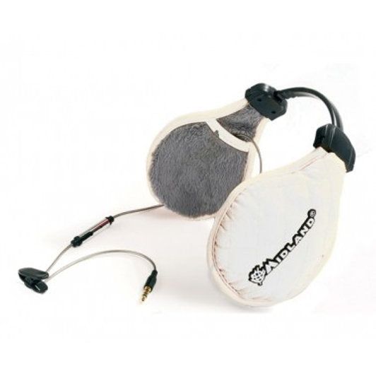 Încălzitoare pentru urechi Midland cu căști stereo Hi-Fi Sub Zero albe