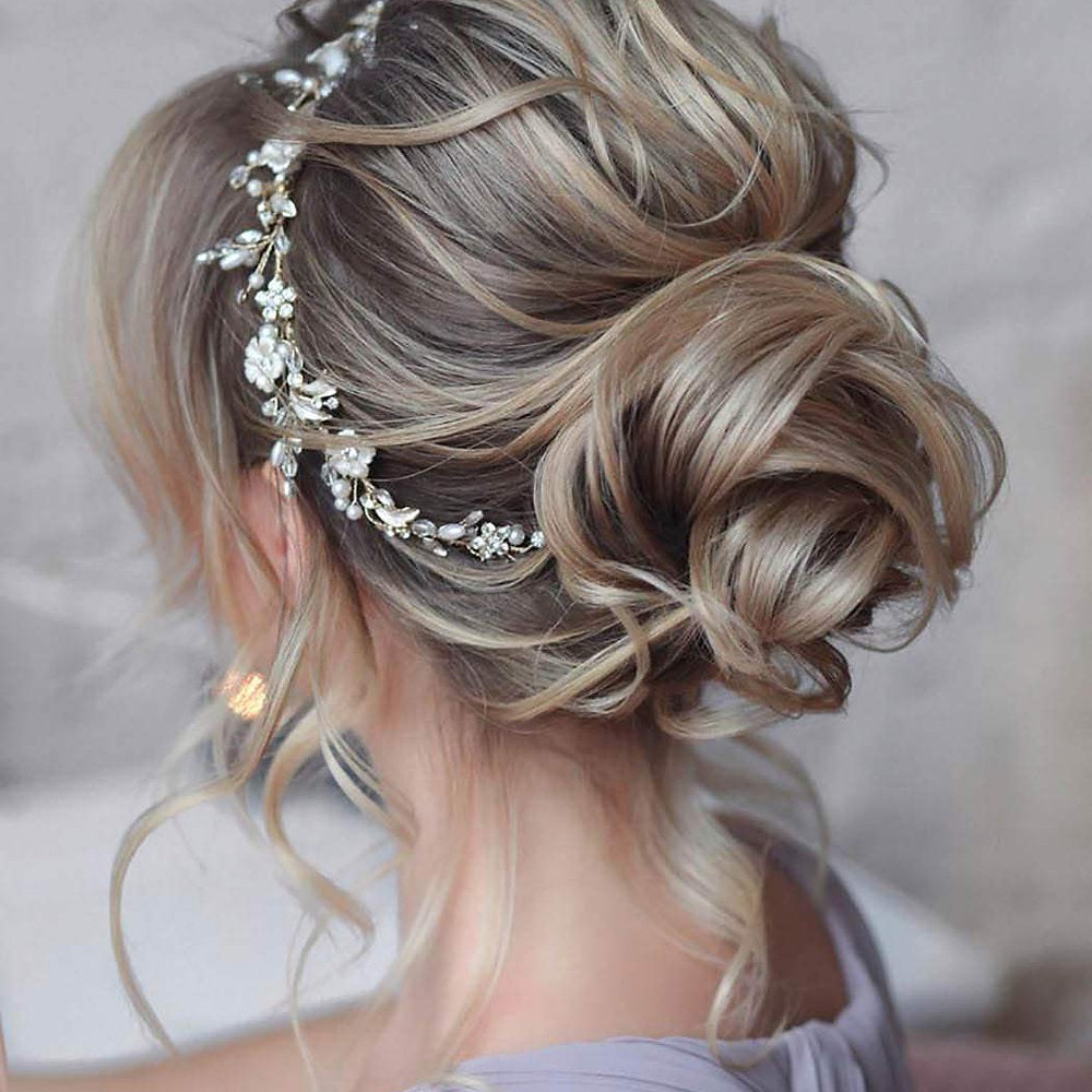 Accesorii par mirese bentite, diferite modele, flori, perle