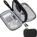 Organizator accesorii electronice, Skycase, impermeabil, 2 compartimente, negru