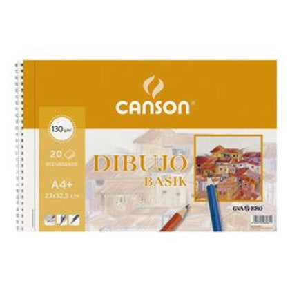 BLOC Desen DIBUJO BASIK A4+spirala 23 X 32.5 CM, 20 de foi