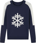 Pulover, Austingiaca, bluza copii bumbac, fulg de nea, 6 ani
