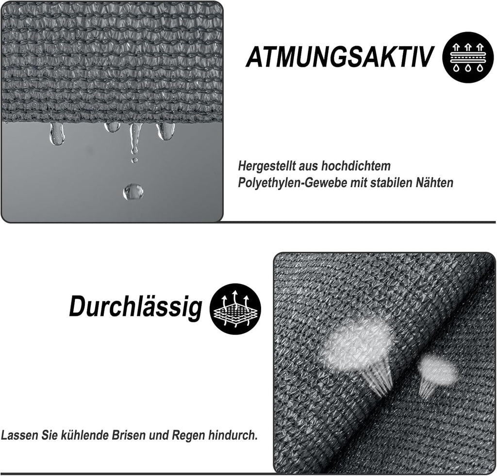 Copertina Sunny Guard, prelata, protectie solara Premium 2x4 m, antracit