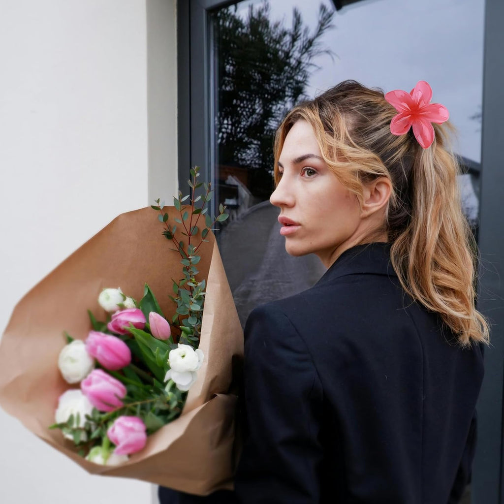 Agrafe, Cleme de par, Fineasy, plastic, diferite culori, cadou, set de 8