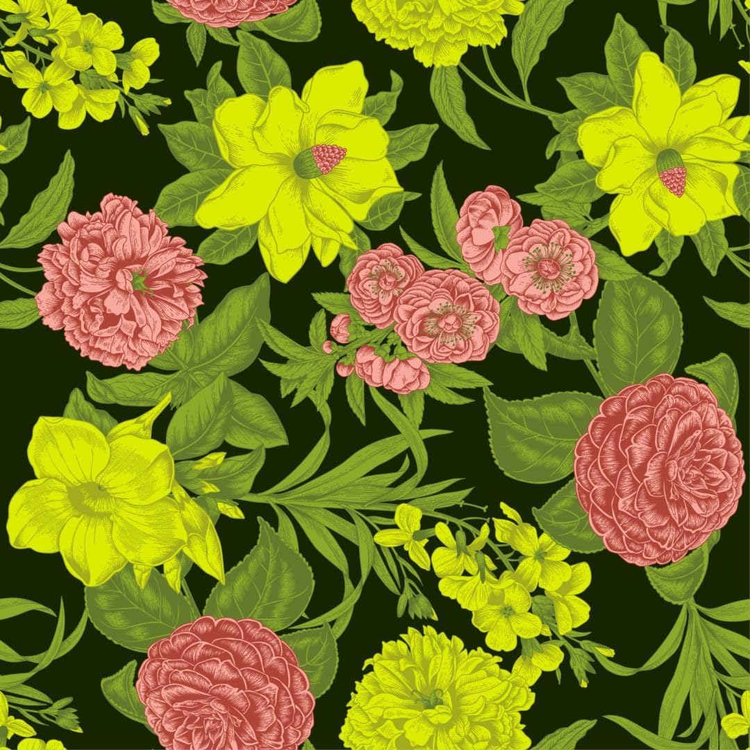 Tapet autoadeziv, Paahryi, 40cm x 6m, flori, multicolor