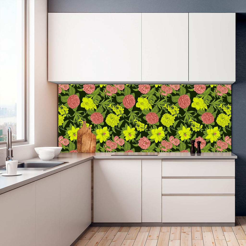 Tapet autoadeziv, Paahryi, 40cm x 6m, flori, multicolor