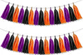 Set de 30 ciucuri de hartie, girlanda, decoratie Halloween, petrecere