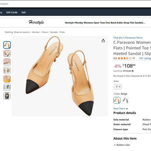 Sandale piele premium C.Paravano, cu toc de 5 cm, varf ascutit , 40