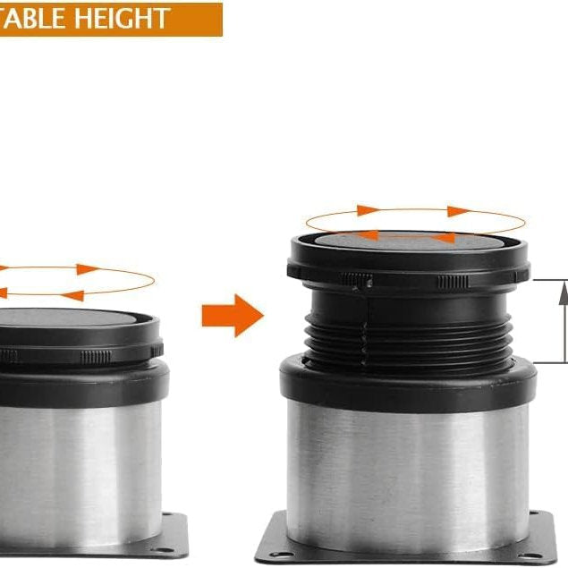 Set de 4 picioare mobilier, Uotyle, dulap, canapea 5 (+1.5) cm