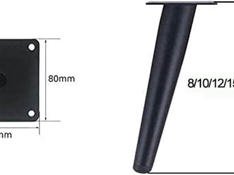 Pachet 4 picioare mobilier, dulap, canapea 35cm