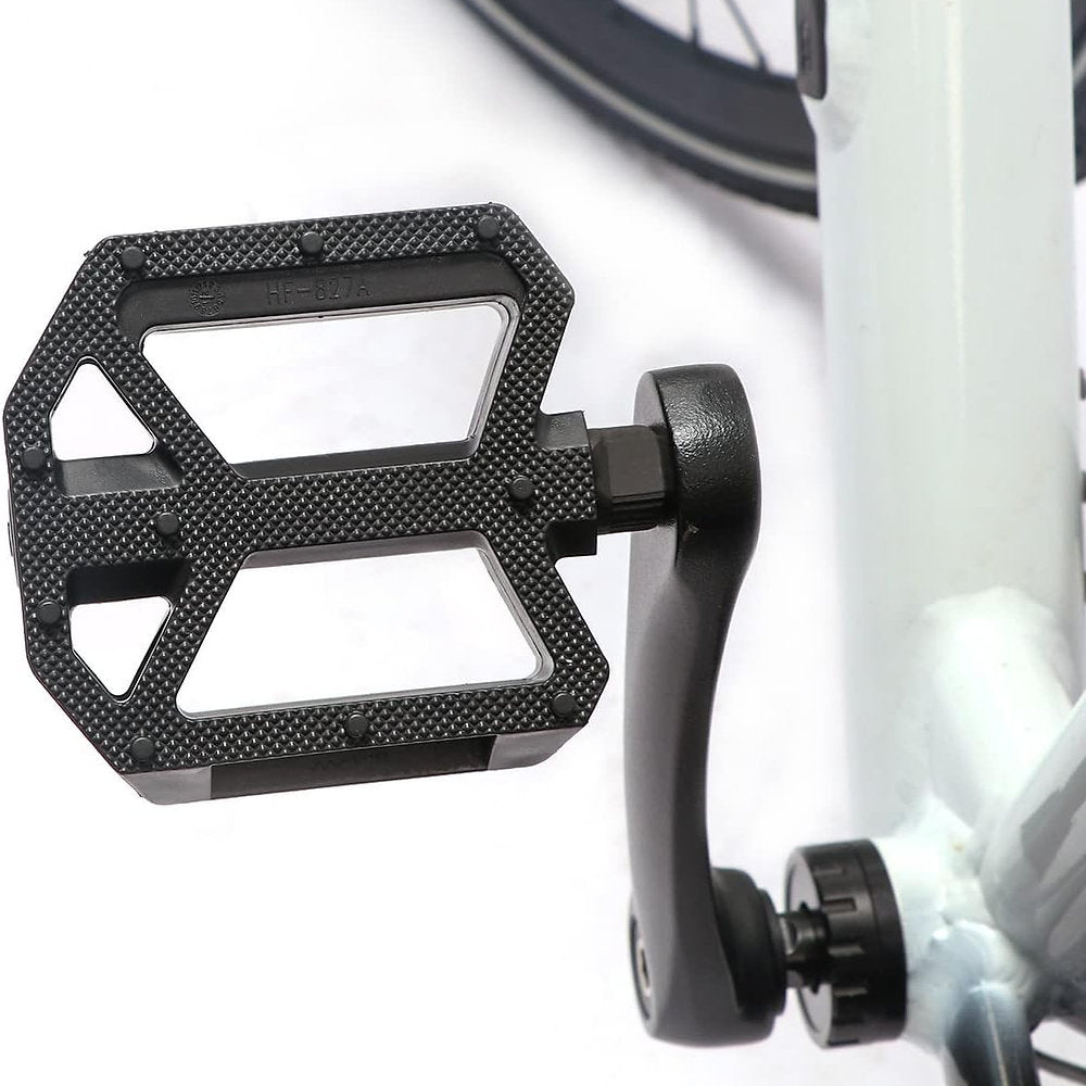 Pedale bicicletă AVASTA ax oțel cu reflector, anti-alunecare Set de 2 himb, an