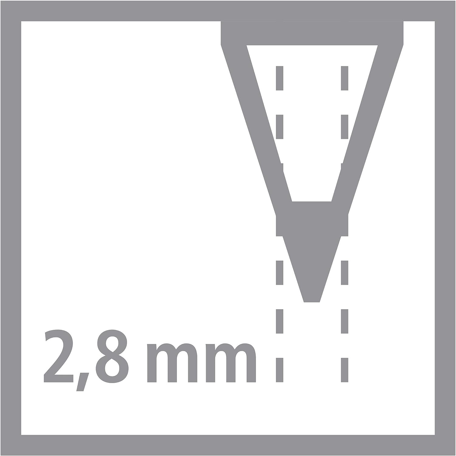 Creion acuarela, STABILO aquacolor, Pachet de 12, Negru