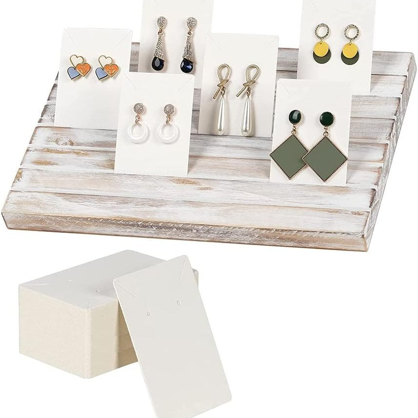 Suport organizator bijuterii din lemn, Geieold, 29x19cm