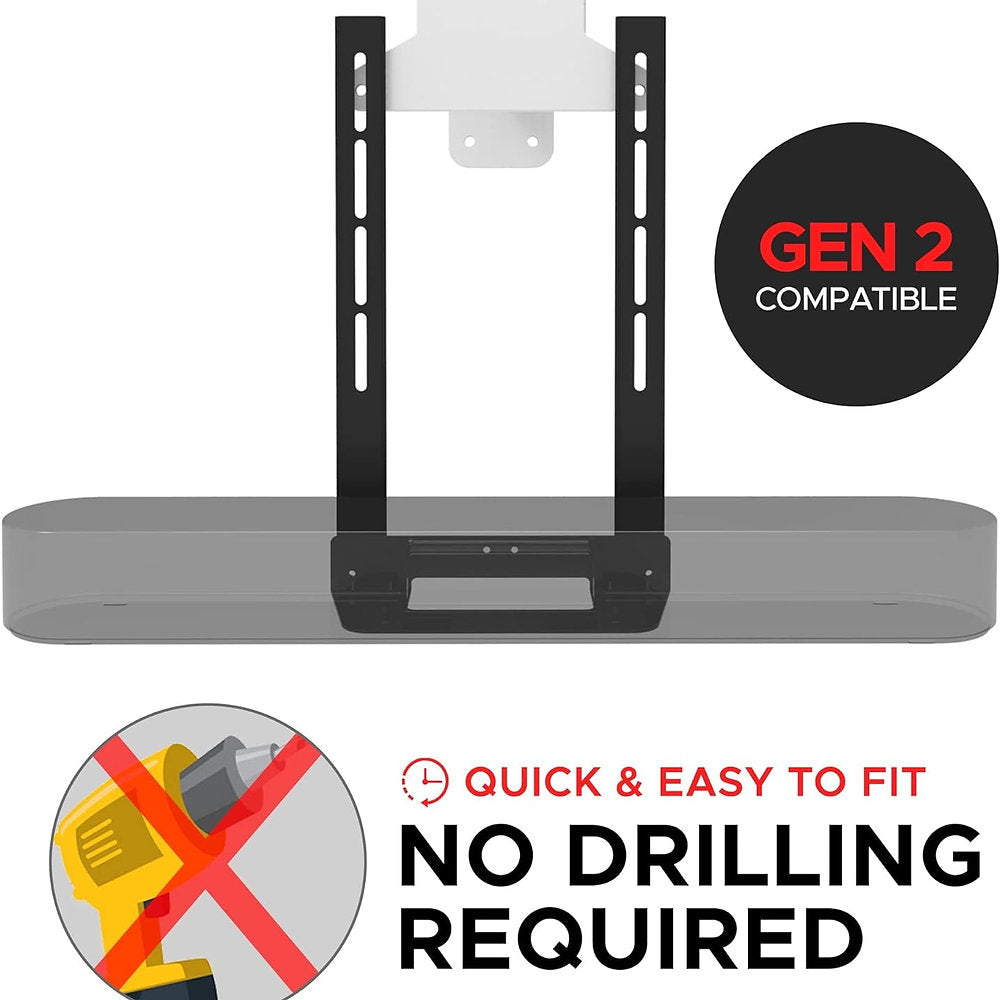 Kit de atașament pentru montare TV Beam TV Black hardware-ul de montare Sonos