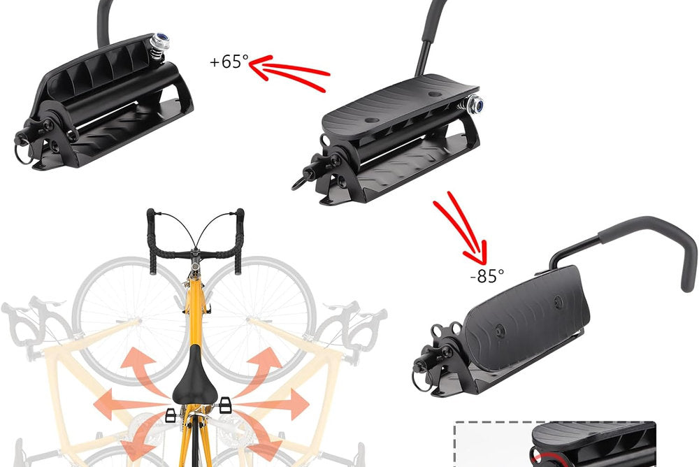 Carlig suport bicicleta, pe perete, reglabil